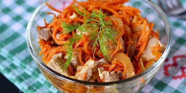 Салат из морковки - пошаговые рецепты приготовления из свежей, вареной или жареной с фото