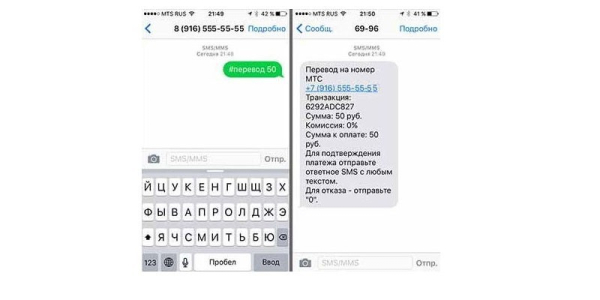 Перевод с МТС на МТС через СМС, ussd-запрос, автоматический платеж и в личном кабинете - условия и лимиты