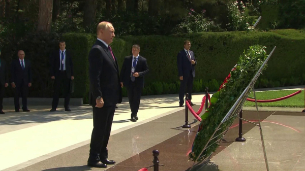 Владимир Путин находится с&nbsp;государственным визитом в&nbsp;Азербайджане