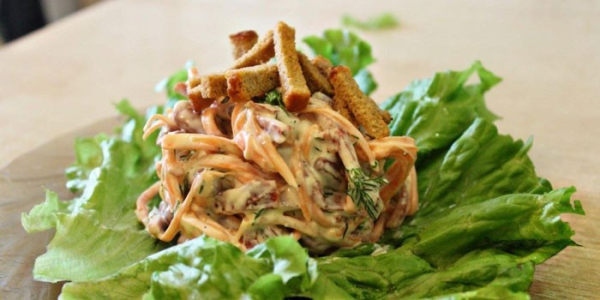 Салат с курицей и морковью - как вкусно приготовить в домашних условиях по пошаговым рецептам с фото