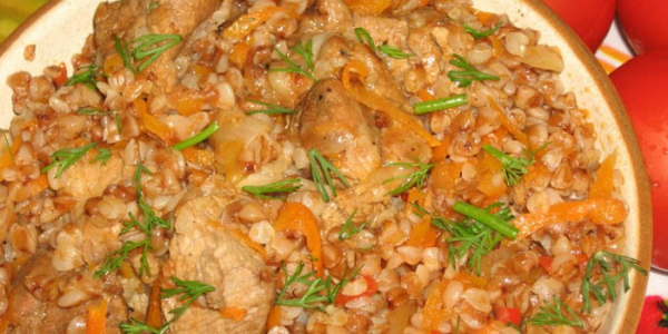 Гречка с курицей