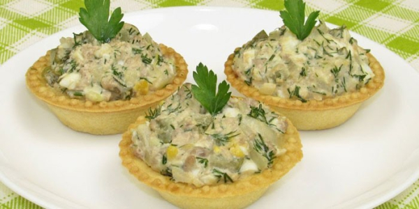 Тарталетки с тунцом - как вкусно приготовить по пошаговым рецептам закуску и красиво сервировать Тарталетки с тунцом - как вкусно приготовить по пошаговым рецептам закуску и красиво сервировать
