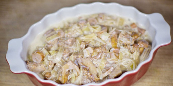 Лисички в сметане - рецепты приготовления с мясом, картошкой и сыром на сковороде или в духовке Лисички в сметане - рецепты приготовления с мясом, картошкой и сыром на сковороде или в духовке