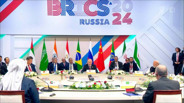 На&nbsp;саммите БРИКС Владимир Путин обратился к&nbsp;участникам заседания в&nbsp;узком составе