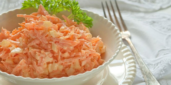 Салат из морковки - пошаговые рецепты приготовления из свежей, вареной или жареной с фото