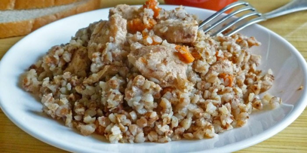 Гречка с курицей