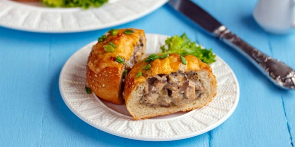 Жульен в тесте - пошаговые рецепты приготовления вкусной начинки в корзиночках, булочках или мешочках с фото