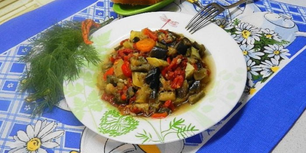 Рагу из баклажанов
