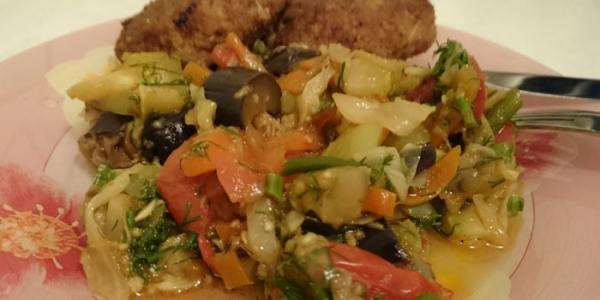 Рагу из баклажанов
