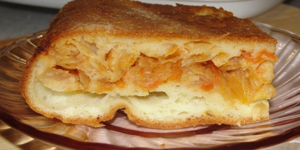 Заливной пирог с капустой на кефире - рецепты приготовления теста и начинки с фото