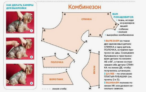 Одежда для собак своими руками выкройки