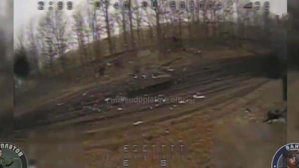 Немецкий танк Leopard подбит российским беспилотником в&nbsp;зоне проведения СВО