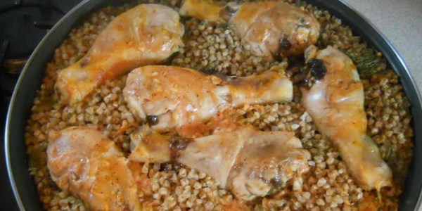 Гречка с курицей