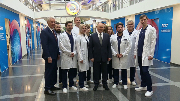 Мэр столицы показал президенту, как все устроено в&nbsp;Центре диагностики и&nbsp;телемедицины