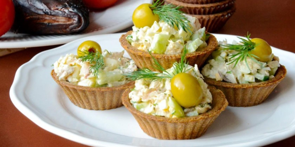 Тарталетки с грибами - пошаговые рецепты приготовления вкусной закуски в домашних условиях с фото