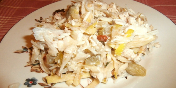Салат с куриной грудкой Салат с куриной грудкой