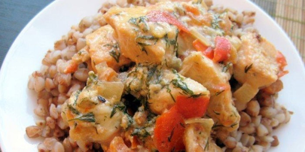 Гречка с курицей