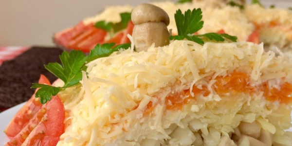 Салат Русская красавица Салат Русская красавица
