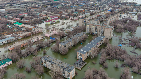 Уровень воды в&nbsp;реке Урал в&nbsp;Орске снизился почти на&nbsp;десять сантиметров