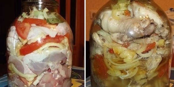 Тушенка из курицы в домашних условиях - пошаговые рецепты приготовления в банках с фото