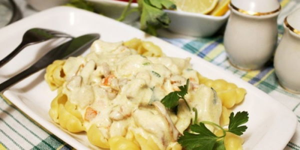 Макароны с курицей - пошаговые рецепты приготовления на сковороде, в духовке или мультиварке