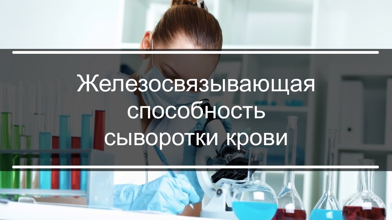 Что такое железосвязывающая способность сыворотки крови?